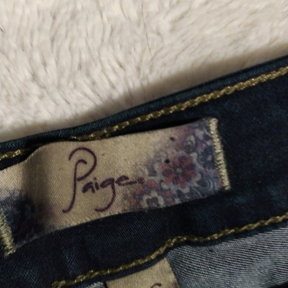 Paige Dark Wash Size 26 Peg Super Skinny Jeans